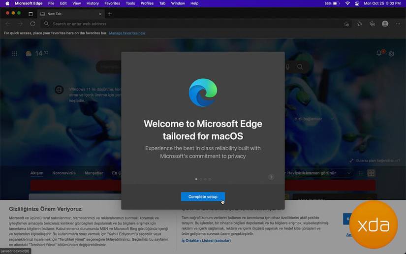 install chrome or edge on macOS 16
