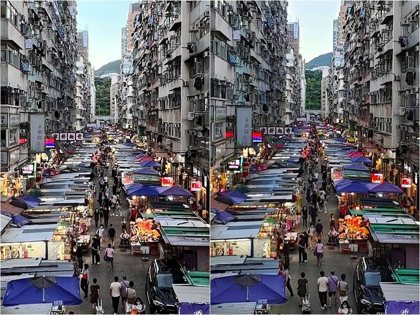 Ultra-wide shots zoomed in.
