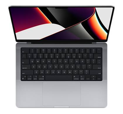 The MacBook Pro 14 comes with an M1 Pro or an M1 Max chip, MagSafe, and a 120Hz Mini-LED display