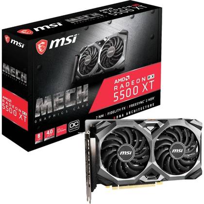 The AMD Radeon RX 5500 XT is one of the best affordable GPU for economical shoppers who're looking to get the best value for their money for a 1080p gaming experience.