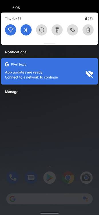 Android 11 quick settings
