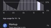 Android 12 battery stats