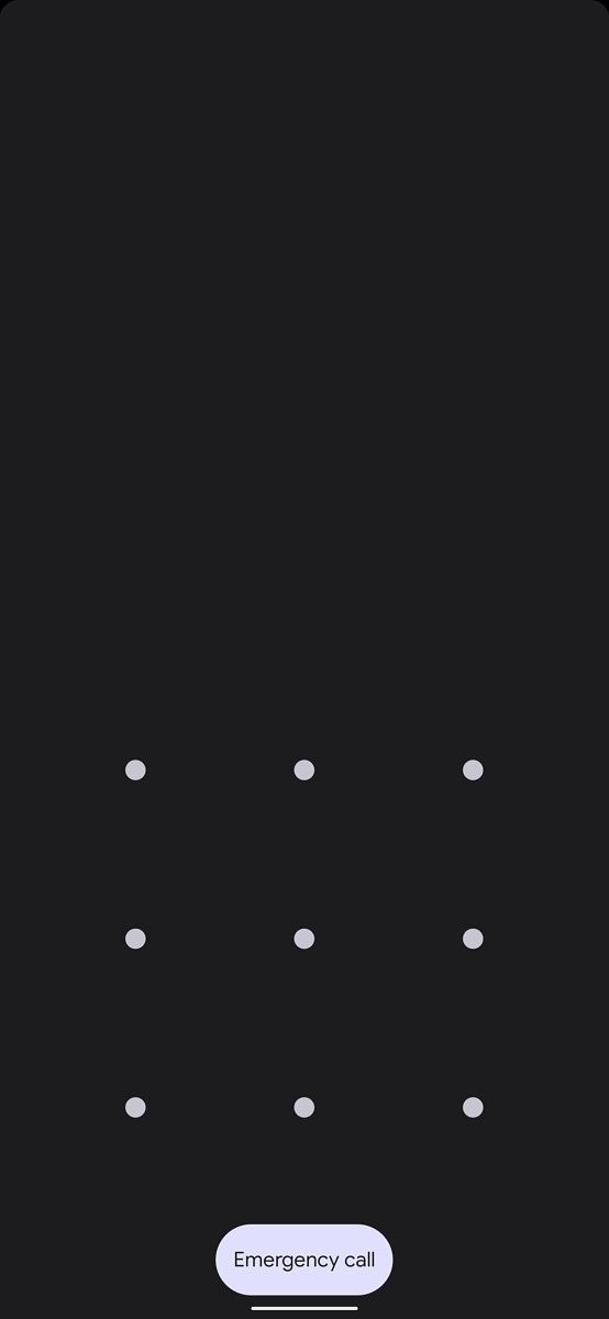 Android 12 keyguard pattern lock