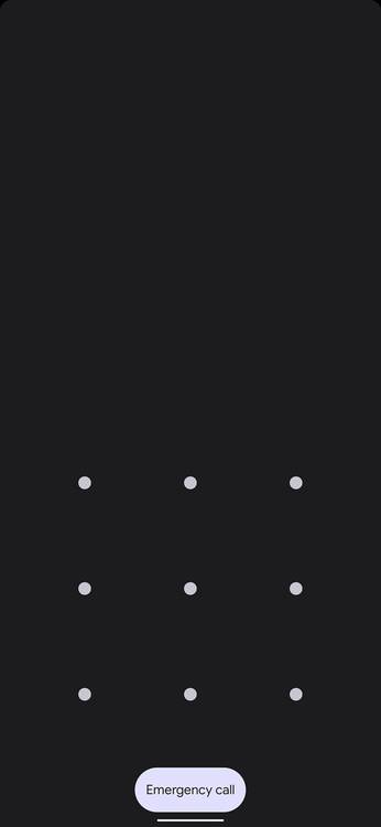 Android 12 keyguard pattern lock