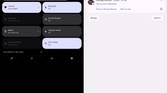 Android 12L notification toggles