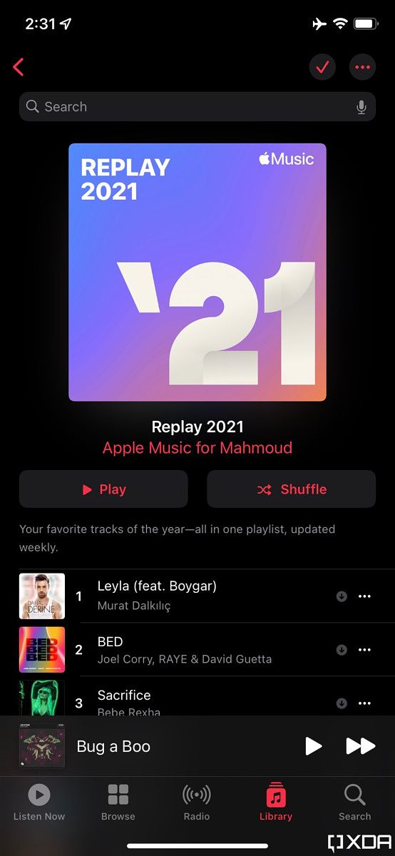 Apple Music search playlists iOS 15.2 beta 3