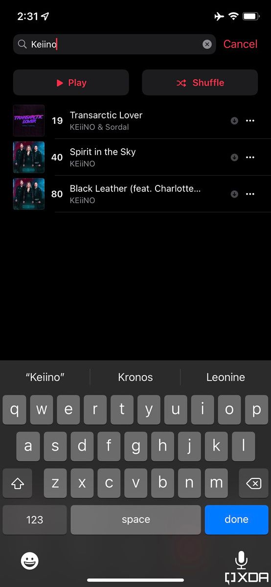 Apple Music search playlists iOS 15.2 beta 3