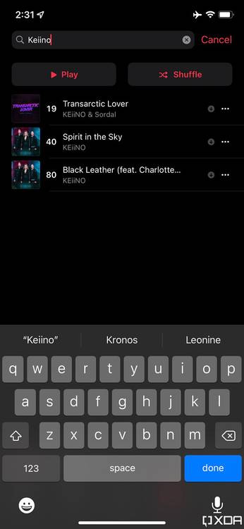 Apple Music search playlists iOS 15.2 beta 3