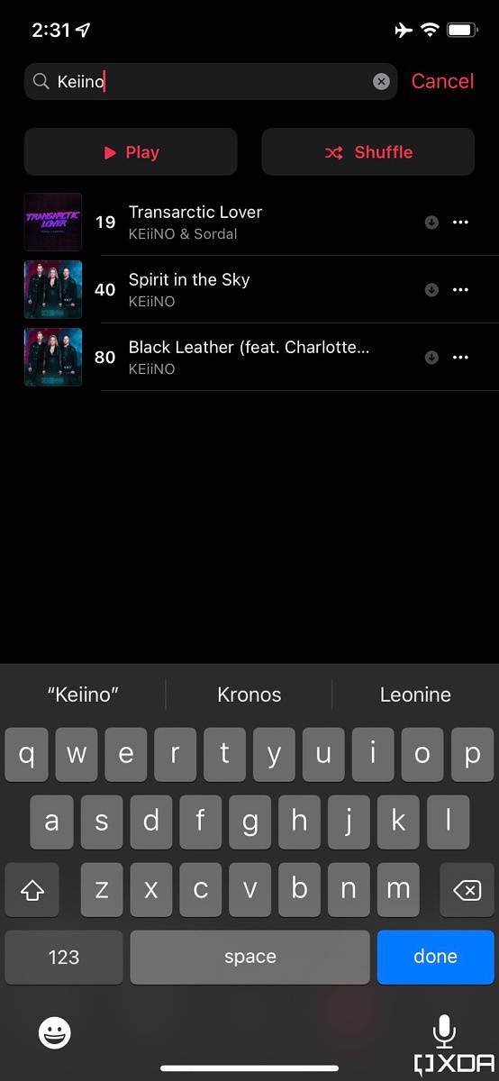 Apple Music search playlists iOS 15.2 beta 3