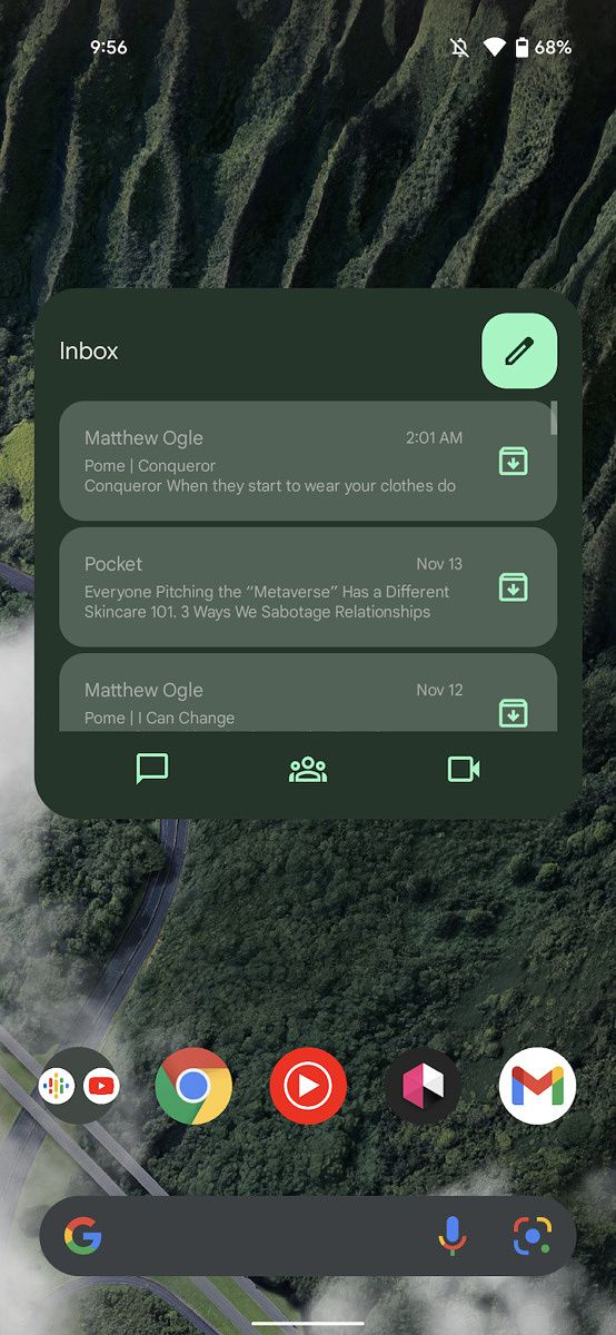 Gmail for Android gets a brand new Material You widget