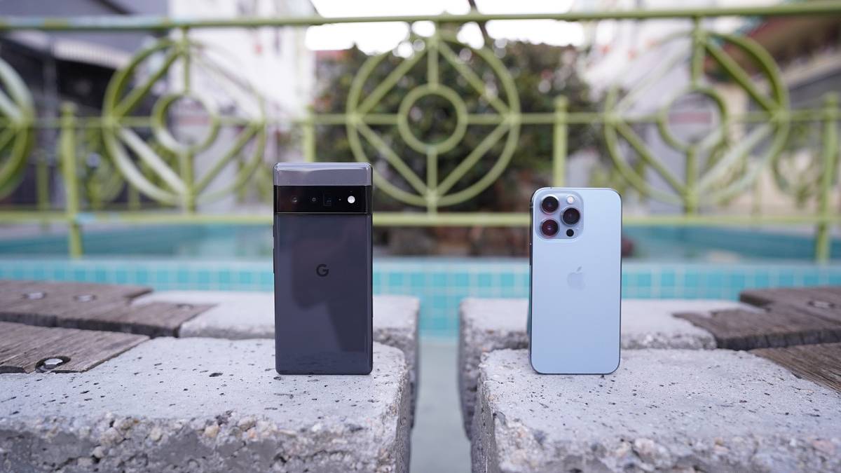 pixel 6 pro and iphone 13 pro