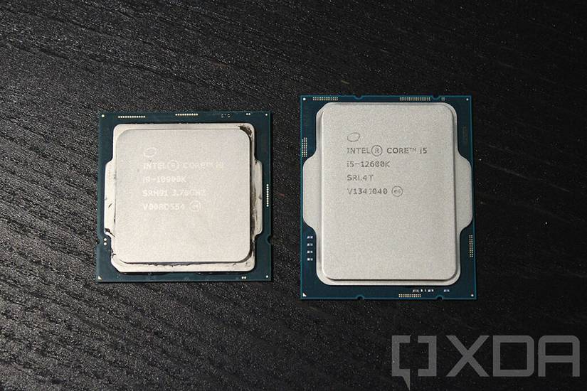 Intel 12th-gen and 10th-gen processor