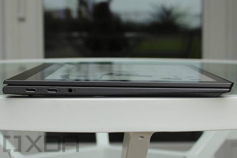 Side view of Lenovo ThinkBook Plus