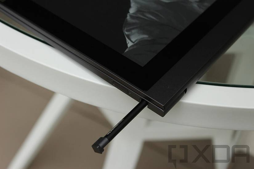 Pen stored in Lenovo ThinkBook Plus