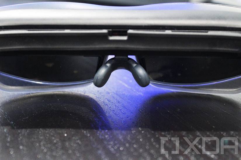 Inside of Lenovo ThinkReality A3 glasses