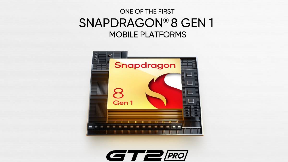 Realme GT 2 Pro Snapdragon 8 Gen 1 announcement poster