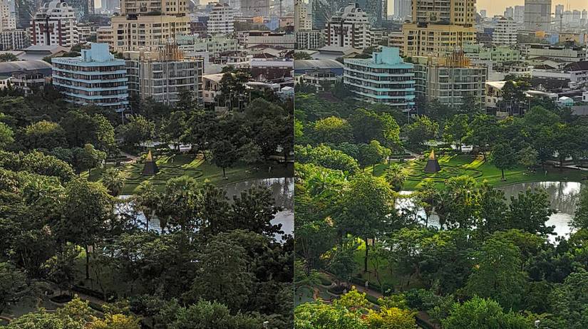 collage of pixel and vivo shots