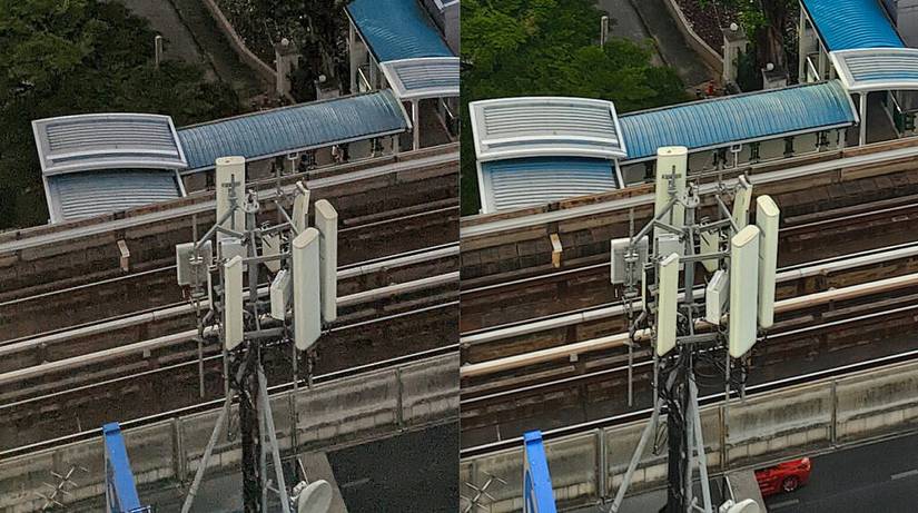 collage of photo samples from Vivo and Google