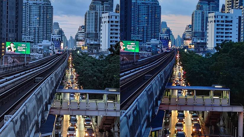 Pixel 6 Pro (left); X70 Pro Plus (right)
