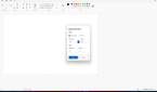 Windows 11 Paint with Resize and Skew panel open
