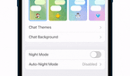 Global chat themes on iOS Telegram
