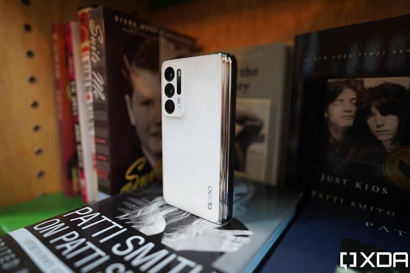 oppo find n on a bookshleve