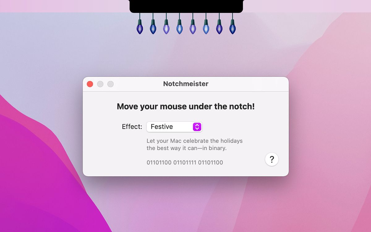 This new app can decorate the MacBook Pro's screen notch