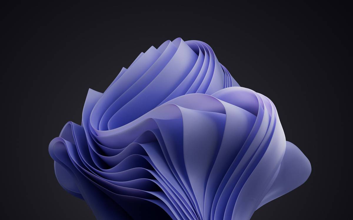 Windows 11 Bloom in Pantone Color of the Year 2022, Very Peri