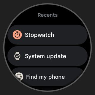 Wear OS 3.0 emulator screenshot