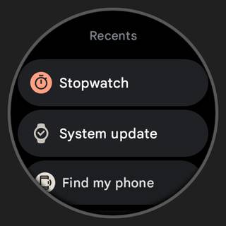 Wear OS 3.0 emulator screenshot
