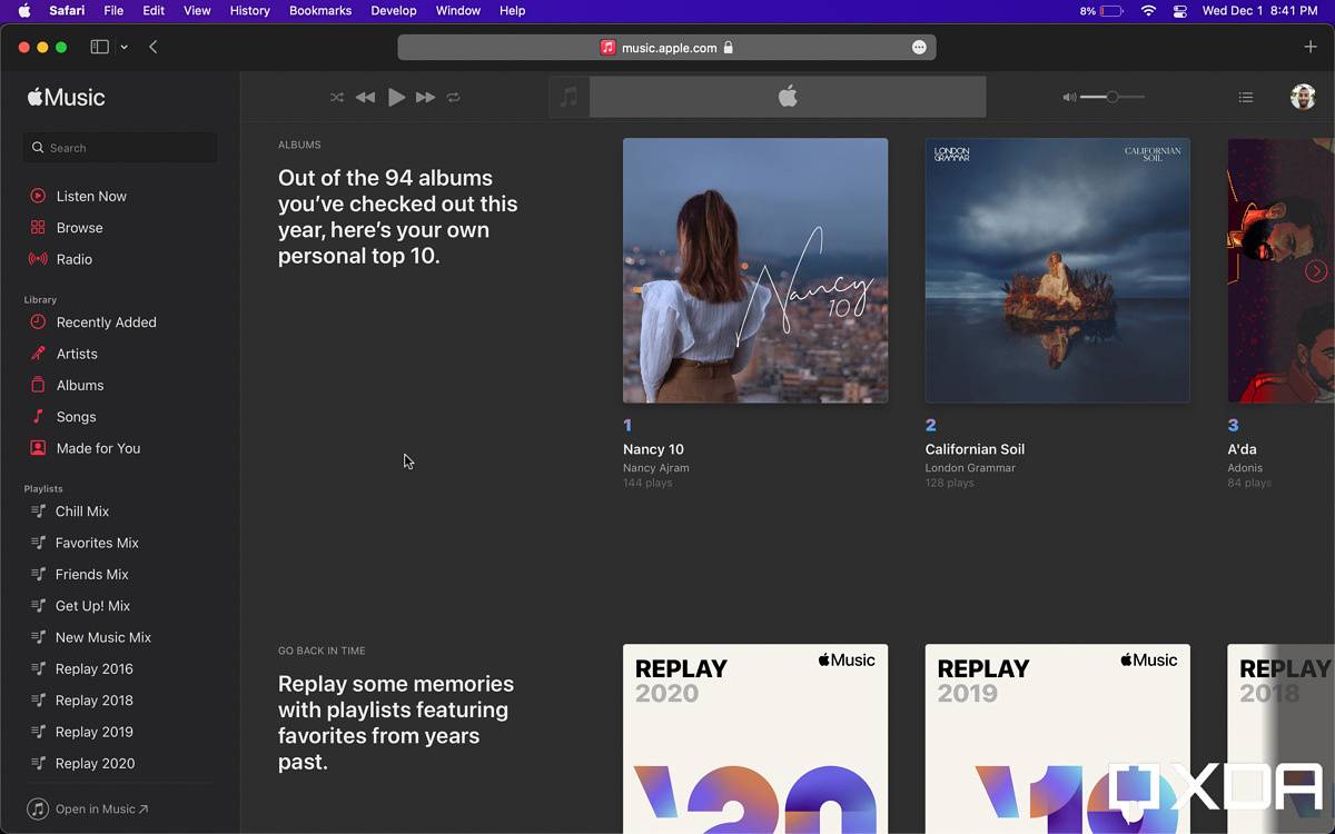 Apple Music Replay 2021