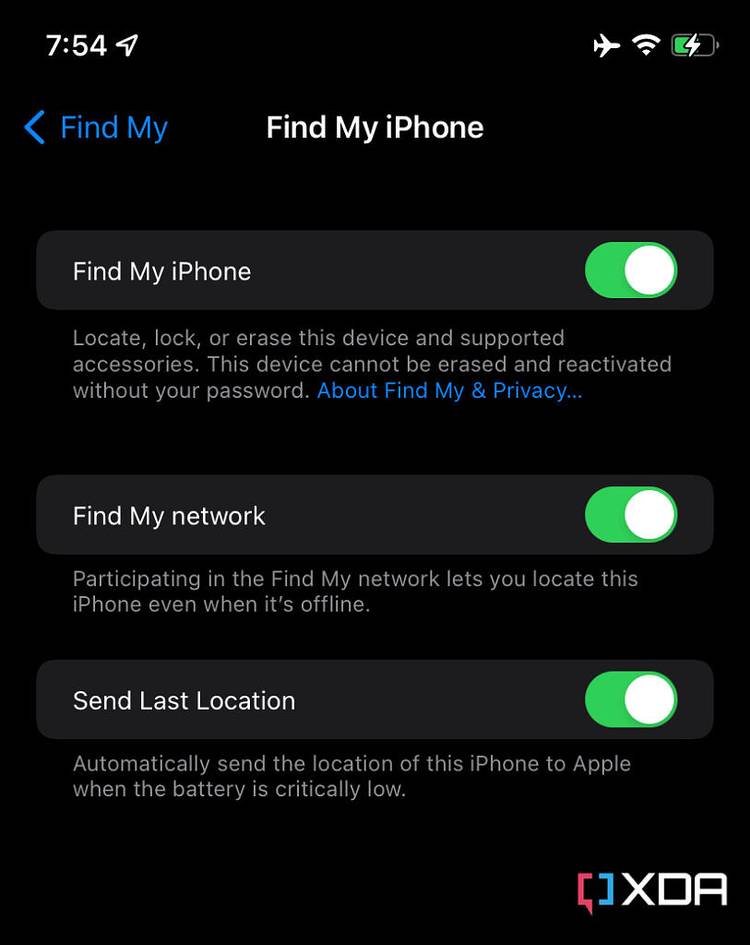Find My iPhone iOS