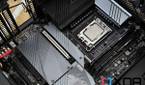 A Gigabyte Aorus Z690 Pro DDR5 motherboard inside a PC case