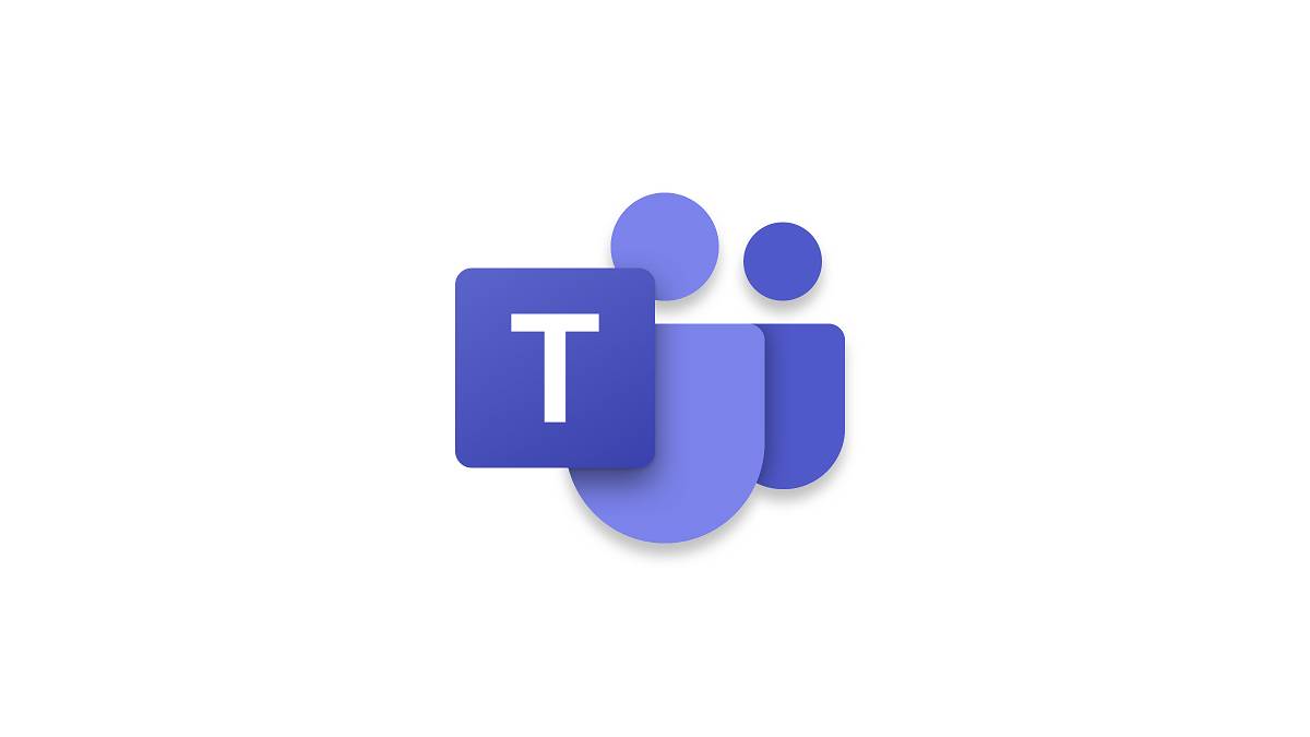 Microsoft Teams logo on white background