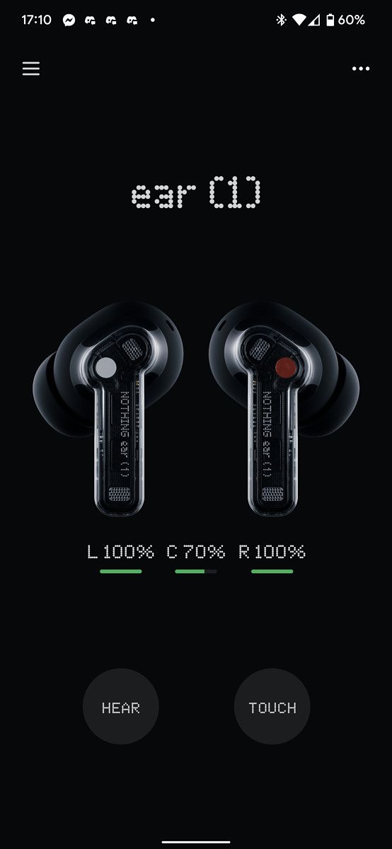 Nothing launches the ear (1) wireless earphones in black