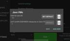 Pojav Launcher JRE Renderer selection