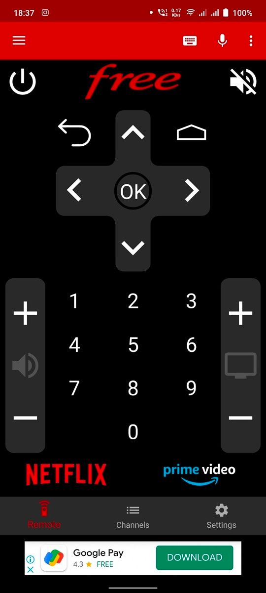 Freebox Remote is an unofficial remote control app for your Android TV