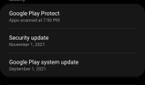 Screenshot showing Secure Folder setup and options