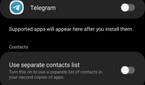 Dual App setting on Samsung One UI