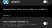 Dual App setting on Samsung One UI
