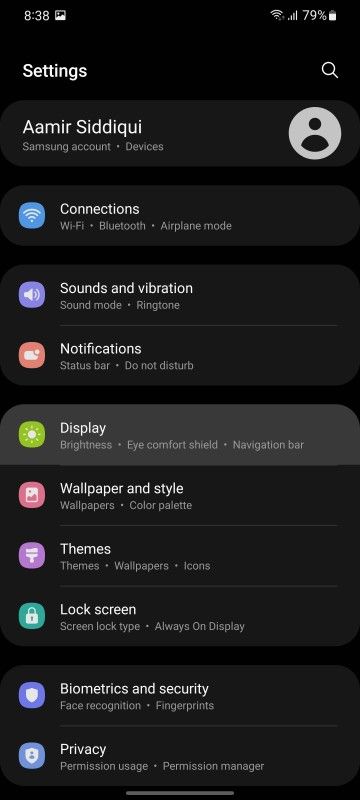 Edge Panels on Samsung One UI
