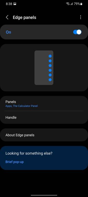 Edge Panels on Samsung One UI