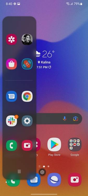 Edge Panels on Samsung One UI
