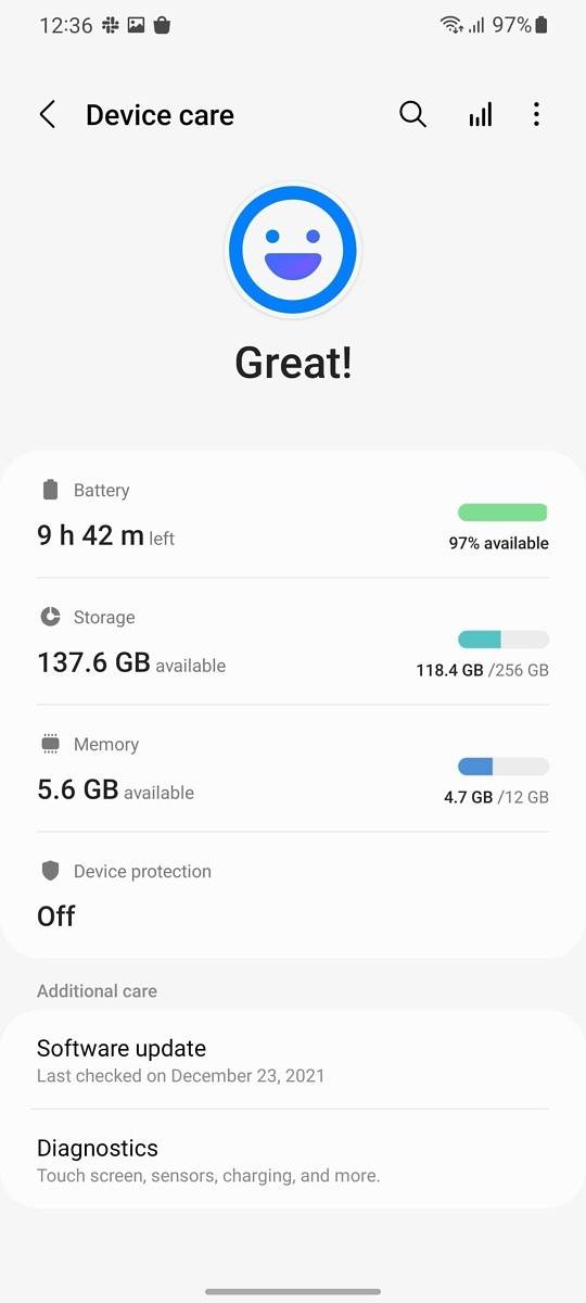 Device care