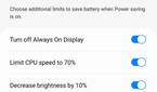 Power saver on Samsung