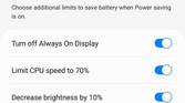Power saver on Samsung