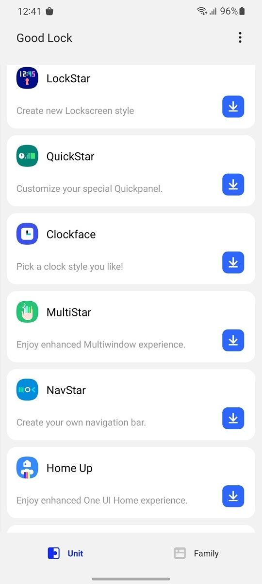 Samsung good lock customization