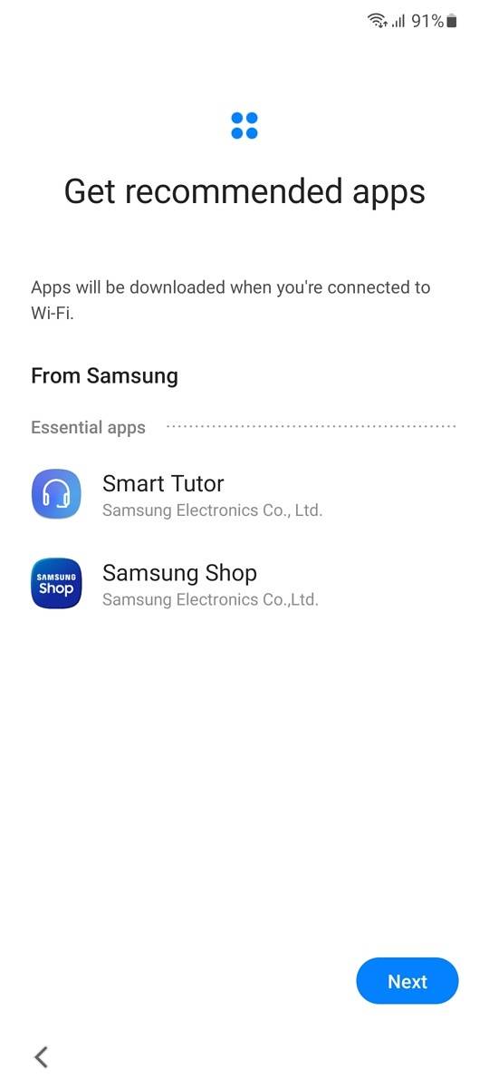 Samsung apps