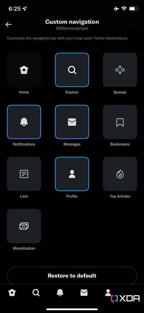 Twitter Blue features