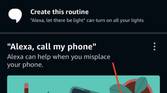 Alexa app homescreen